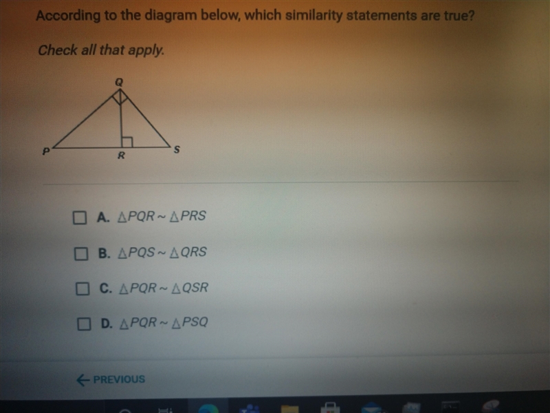 Check all that apply: Which similarity statements are true?-example-1