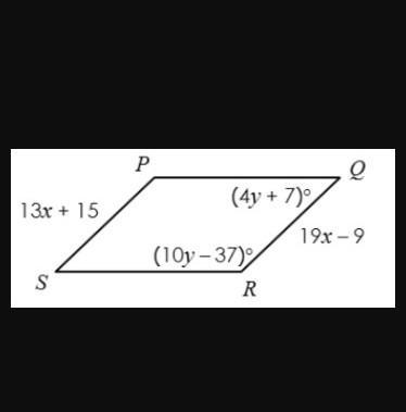 Find the value of x and y. help me out ASAP!!​-example-1