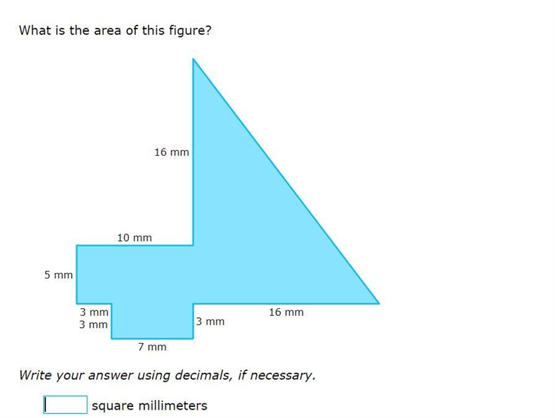 Please help thanks! Please put answer is square millimeters-example-1