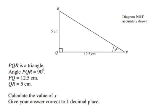 Choices; a) 21.8° b) 35.2° c) 45.1°-example-1