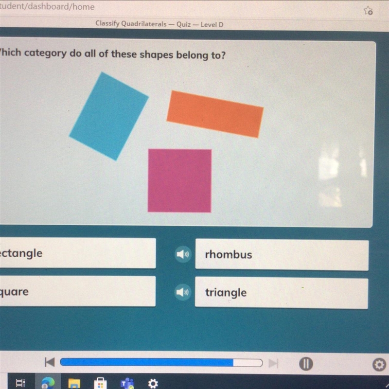 Which shapes have 2 pairs of parallel sides? Choose ALL that are correct-example-1