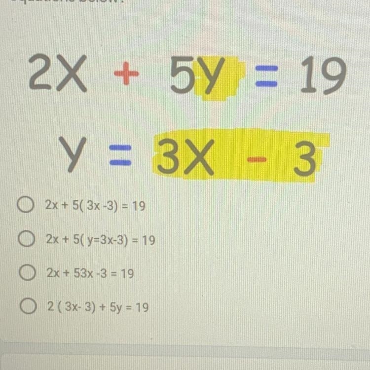 What is the equation that you get when you put together the two equations below?-example-1