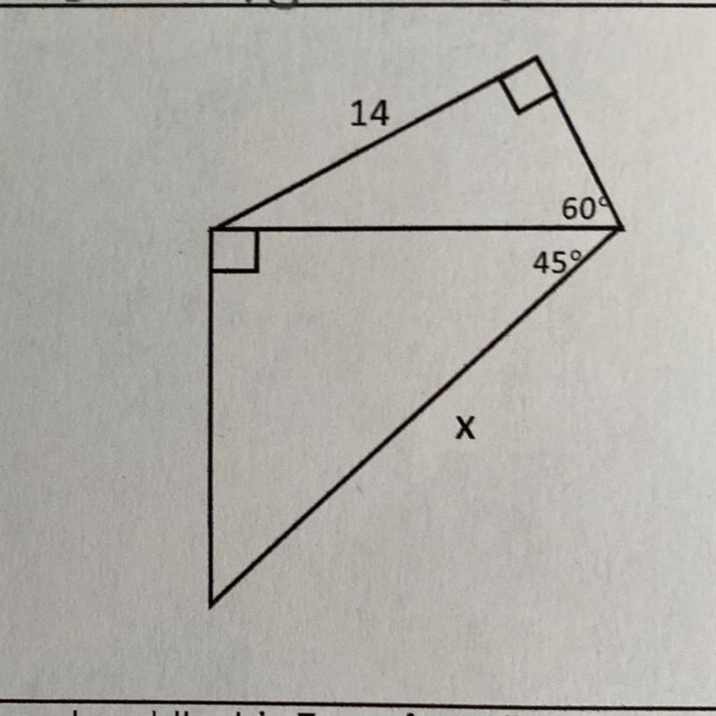 Find x. Using the image above.-example-1