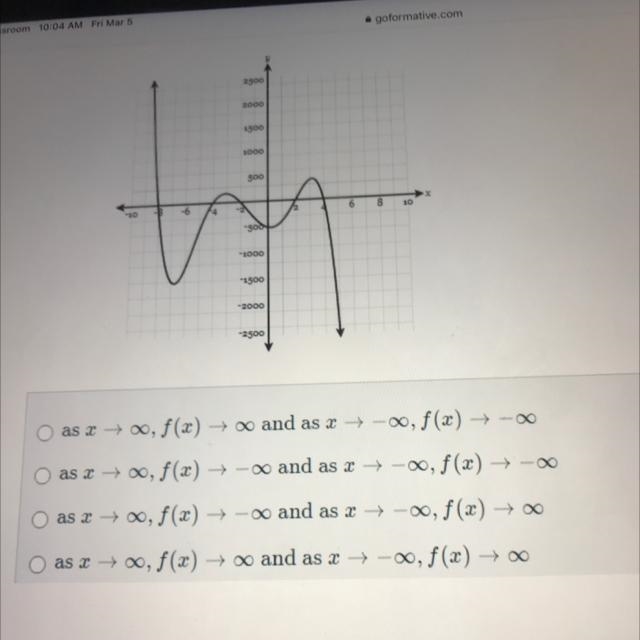 What is the end behavior of f(x)-example-1