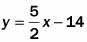 5. Write an equation for the line that is parallel to the given line and that passes-example-4