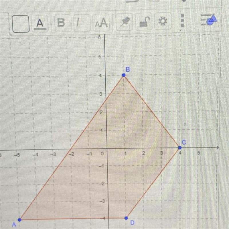 Next, find the length of BC. Place point F at (4,4), and draw BF and FC. Find BF and-example-1