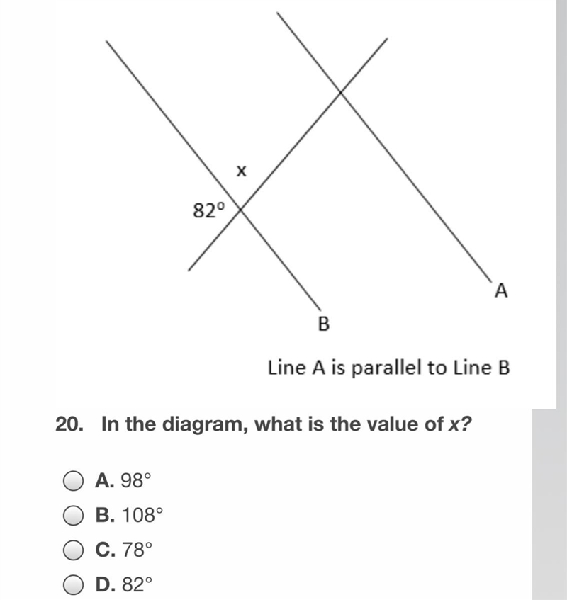 In the diagram, what is the value of x?-example-1