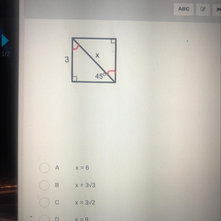 Find the value of x.-example-1