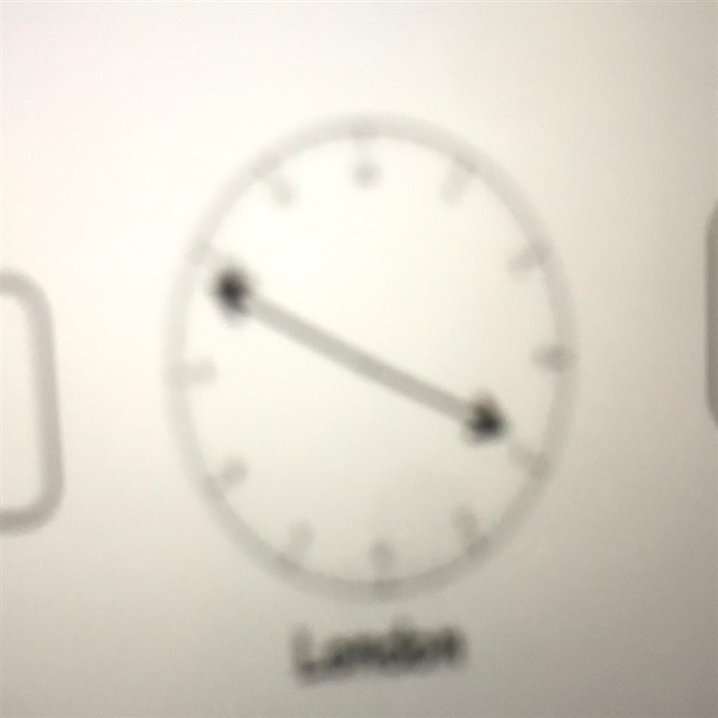 What time is shown on this clock-example-1