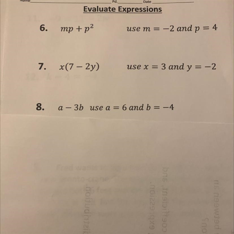 Evaluate Expression-example-1