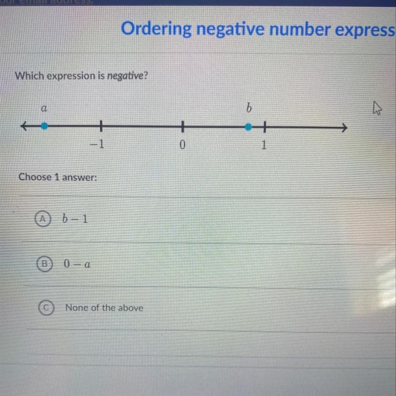 Which expression is negative?-example-1