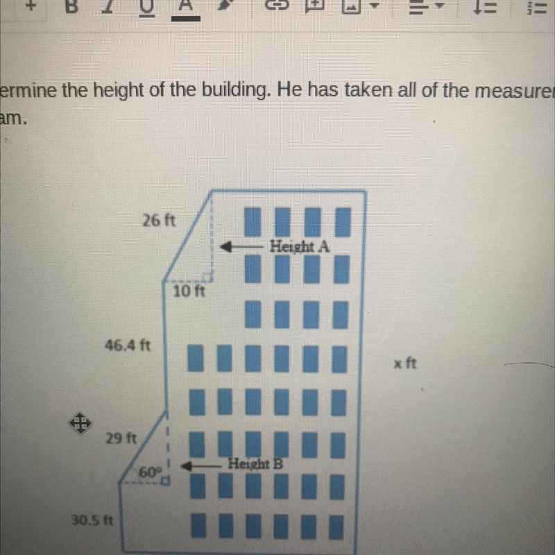 Zamir needs to determine the height of the building What’s the Height “A” What’s Height-example-1