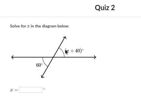 Solve for xxx in the diagram below.-example-1