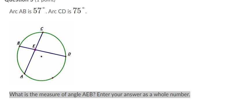 What is the measure of angle AEB? Enter your answer as a whole number.-example-1