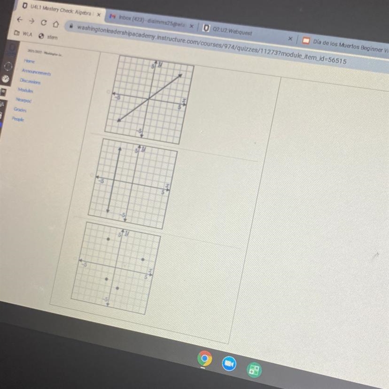 Which graph is not a function ? Why isn’t it ?-example-1