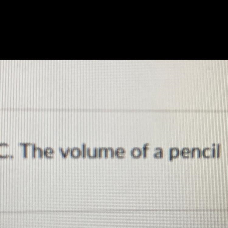 What is the volume of a pencil-example-1