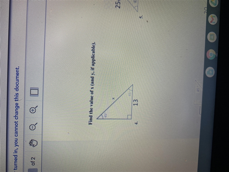 Find the value of x (and y, if applicable)-example-1