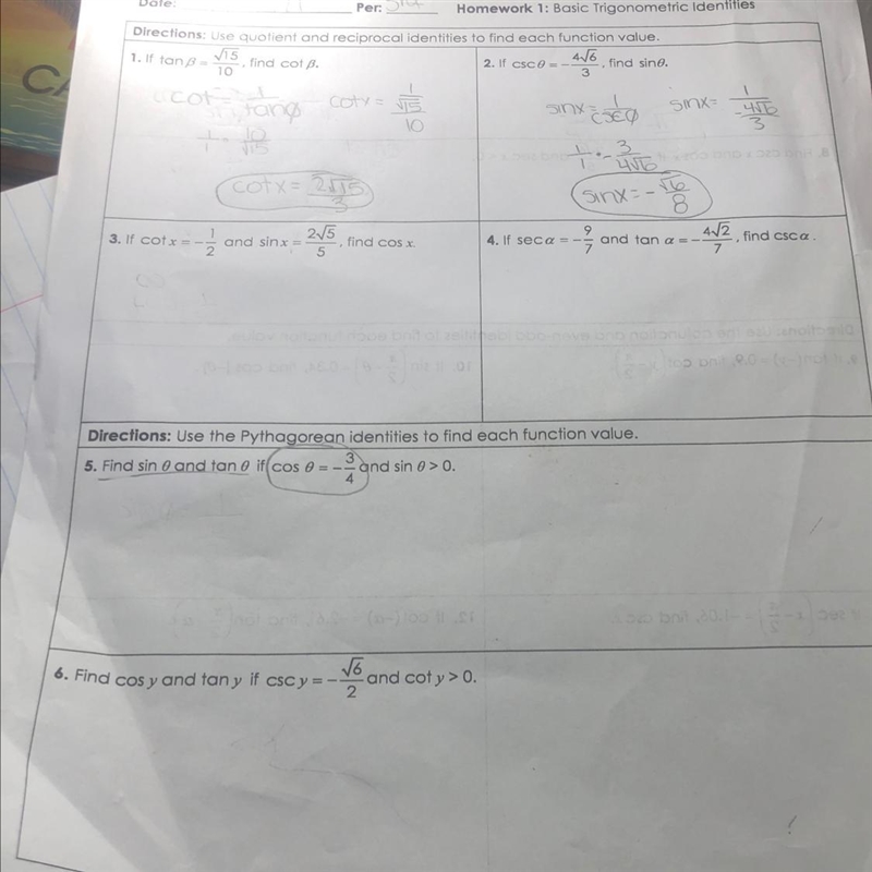 Please help with any of this Im stuck and having trouble with pre calc is it basic-example-1