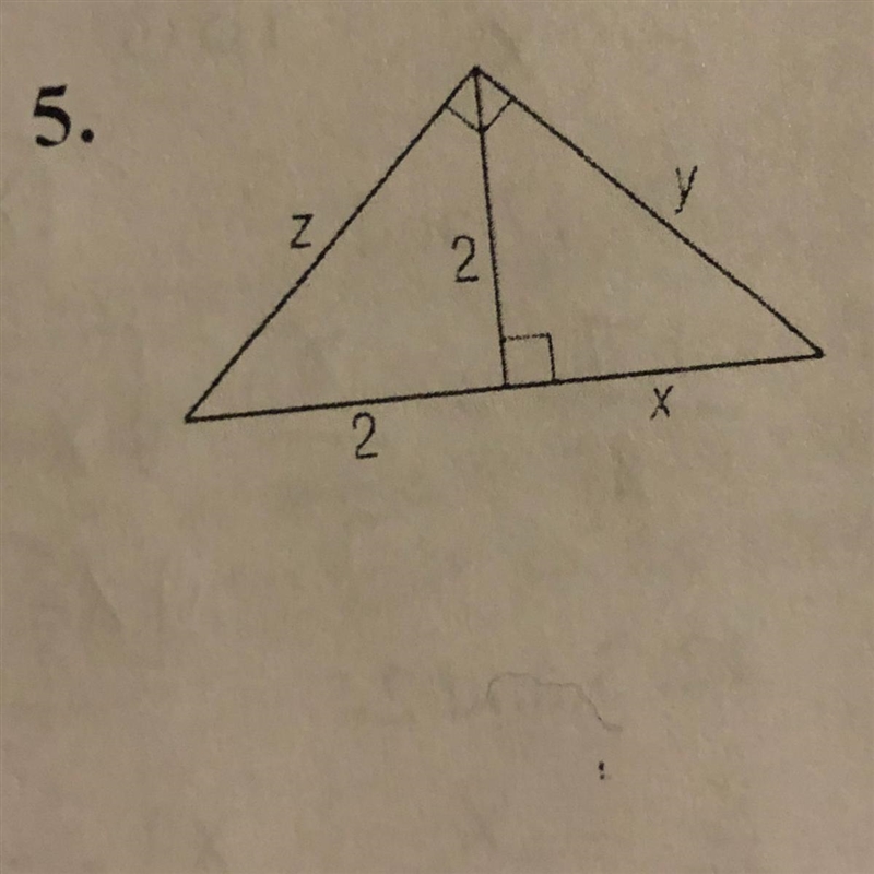 Have to find x,y and z.-example-1