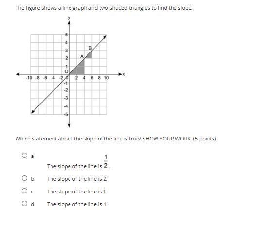 Which statement about the slope is true-example-1