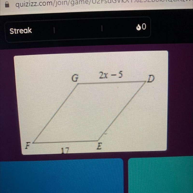 The figure is a parallelogram. Solve for x.-example-1