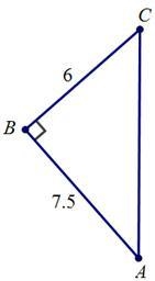 Find m∠A. Round to the nearest tenth. a. 36.9º b. 50.1º c. 51.3º d. 38.7º-example-1