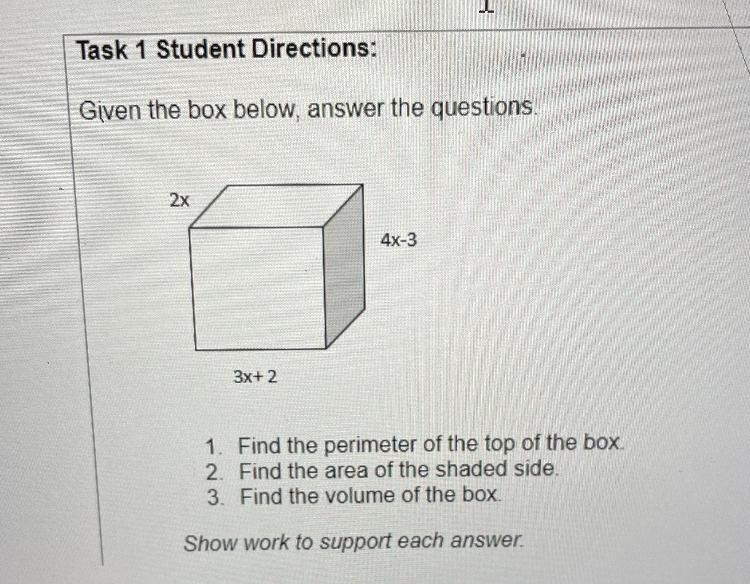 The figure below is a cube, all edges are the same, but I don’t know how to figure-example-1