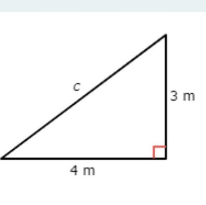 What is the length of the hypotenuse-example-1