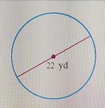 Find the circumference of the circle. Leave your answer in terms of n. ​-example-1