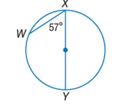 Find the measure of WX-example-1