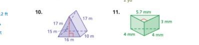 Find the surface area of the triangular prisms below.-example-1