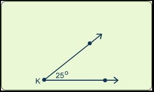 What is the measure of an angle that is the complement of angle K?-example-1