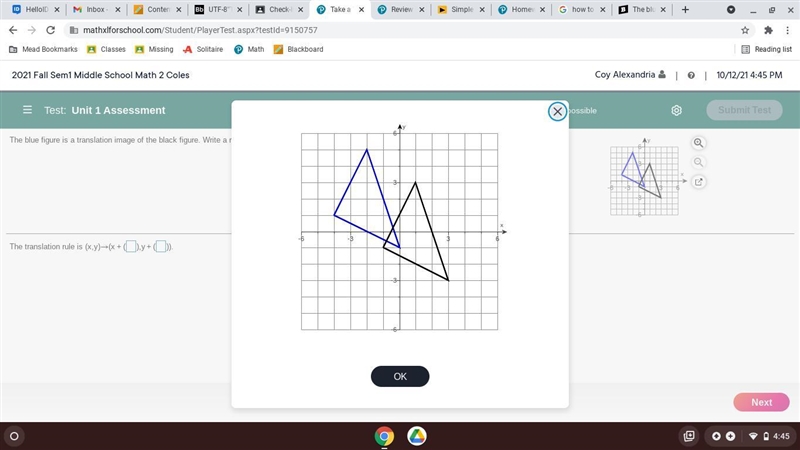 What is the traslation rule?-example-1