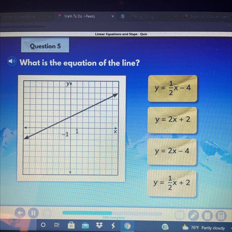 What is the equation of the line?-example-1