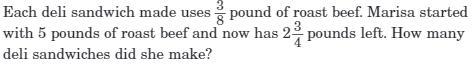How many deli sandwiches did she make? Please help me.-example-1