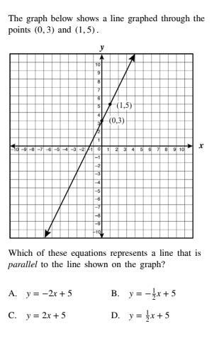 HELP ME PLEASE! The graph below shows a line graphed through the points-example-1