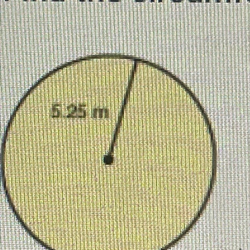 Find the circumference for the following circle. use 22/7 for pi. A.86.6 m B.33 m-example-1