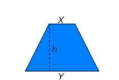 If X = 4 units, Y = 10 units, and h = 9 units, what is the area of the trapezoid shown-example-1