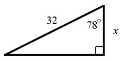 Solve for x. Round your answer to the nearest tenth (one decimal place).-example-1