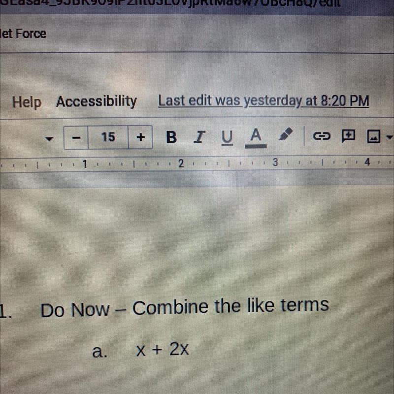 What is 3a + 6 + 5a - 2-example-1