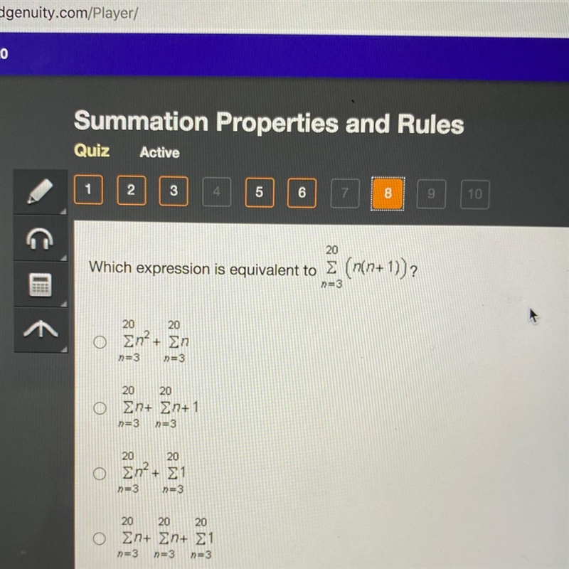 Which expression is equivalent to the equation?-example-1