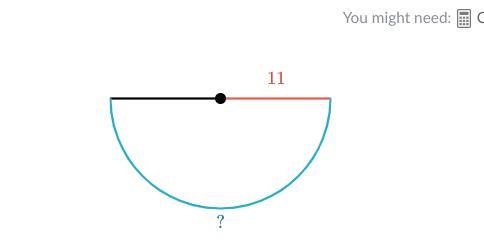 Either enter an exact answer in terms of π or use 3.14, for π and enter your answer-example-1