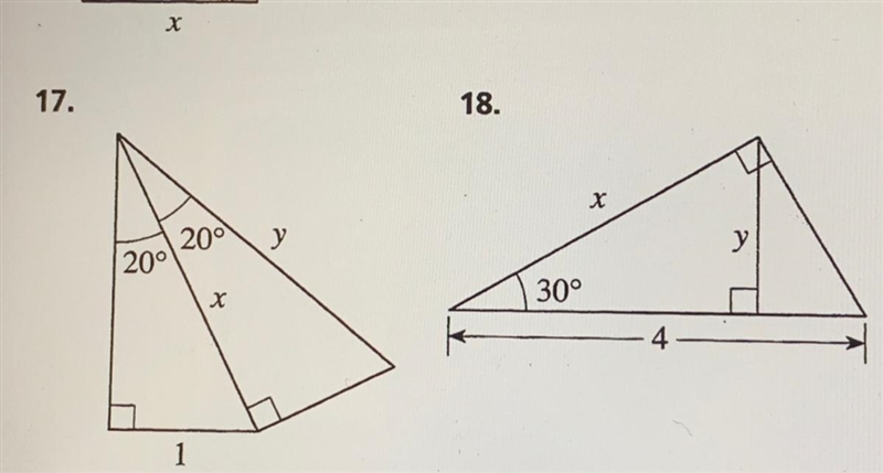 Solve 17 and 18 please.-example-1