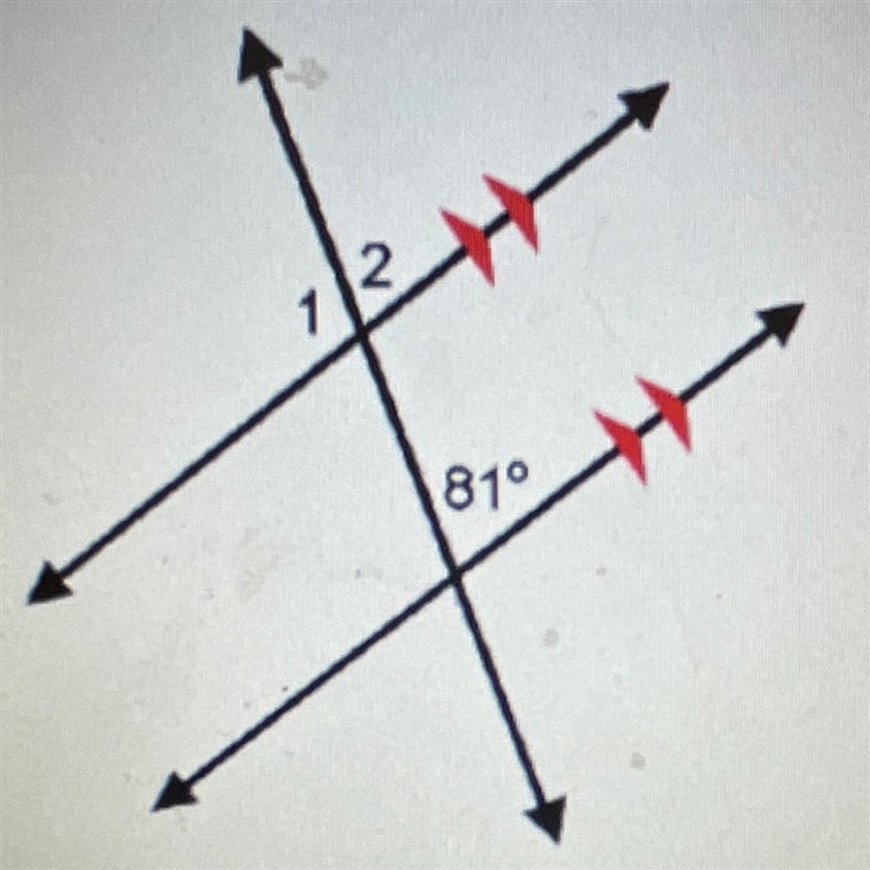 What is the measurement of angle 2-example-1