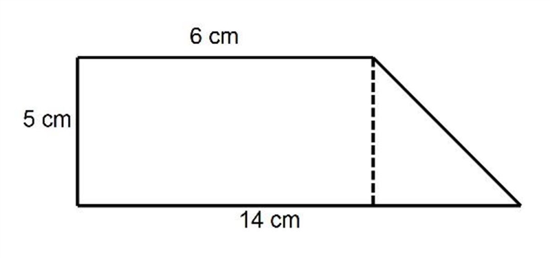 What is the total area in cm^2? 50 40 30 20-example-1