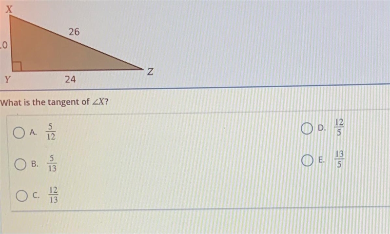 Please help What is the tangent-example-1