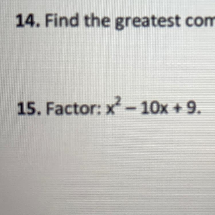 Please help me with number 15. If you could provide work, that would be great.-example-1