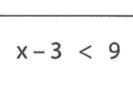 X-3<9 What’s the answer to this everbody should know-example-1