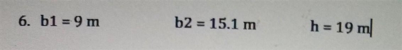 Find the area for each trapezoid.​-example-1