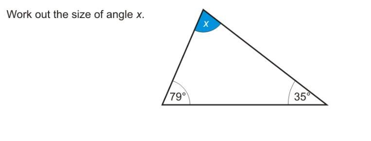 Work out the size of angle x-example-1